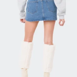 Triangle Denim Skirt -Default Template 2 1.221213