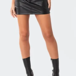 Maya Faux Leather Mini Skirt -Default Template 2 10.111729