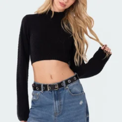 Brynn Open Back Cropped Sweater -Default Template 2 10.190404