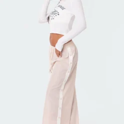 Snap Off Low Rise Track Pants -Default Template 2 10.1904712