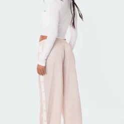 Snap Off Low Rise Track Pants -Default Template 2 10.1905062