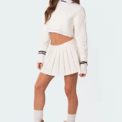 Desta Cable Knit Cropped Sweater -Default Template 2 11 113641