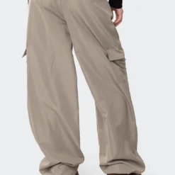 Asha Low Rise Nylon Cargo Pants -Default Template 2 11 115760
