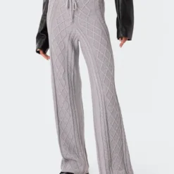 Kasey Cable Knit Pants -Default Template 2 11.298005