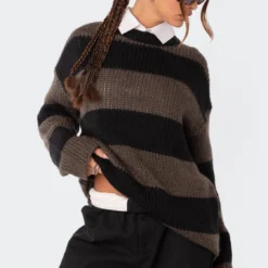 Striped Oversized Sweater