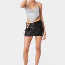 Skylar Sequin Mini Skirt