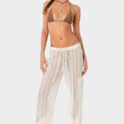 Ines Crochet Low Rise Cargo Pants -Default Template 2 3.21225814