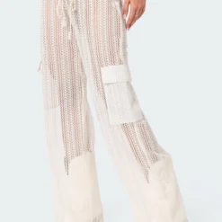 Ines Crochet Low Rise Cargo Pants -Default Template 2 3.21225867