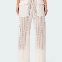 Ines Crochet Low Rise Cargo Pants -Default Template 2 3.21225884