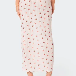 Cherry Low Rise Pointelle Maxi Skirt -Default Template 2 3.280631