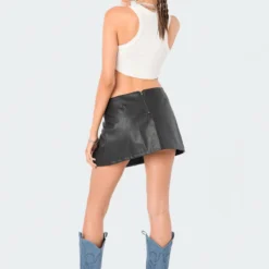 Gwyneth Faux Leather Mini Skirt -Default Template 2 5.3.222704