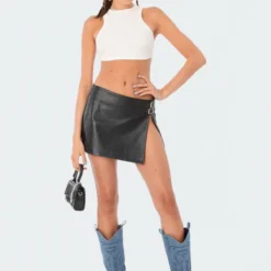Gwyneth Faux Leather Mini Skirt -Default Template 2 5.3.222737