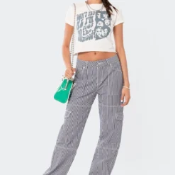 Stripe Out Cargo Pants