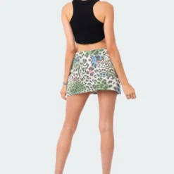Rainbow Leopard Denim Skirt -Default Template 2 6.1901171