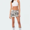 Rock Washed Denim Skirt -Default Template 2 6.1905102