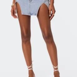 Slits 4 Dayz Denim Mini Skirt -Default Template 2 6.51038