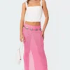 Micro Sequin Sheer Knit Maxi Skirt -Default Template 2 6.5II4526