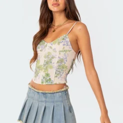 Garden Party Printed Corset -Default Template 2 6.5II5052