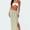 Ophelia Distressed Knit Maxi Skirt -Default Template 2 6.6 II10165