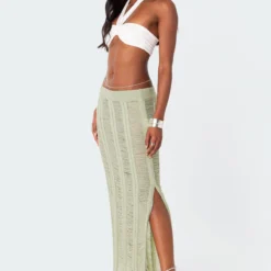 Ophelia Distressed Knit Maxi Skirt -Default Template 2 6.6 II10190