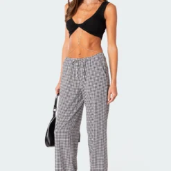 Pasha Plaid Pants