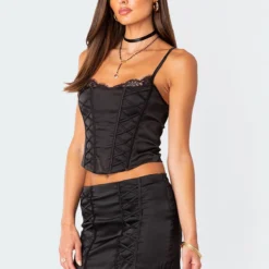 Lilith Lace Up Satin Corset -Default Template 2 6.6II9392 13214e1f 511b 4790 a58e 73dd89bb344c