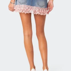 Claudia Lacey Denim Mini Skirt -Default Template 2 6.6II9615