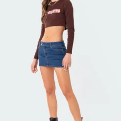 Laiha Low-Rise Denim Mini Skirt -Default Template 2 7.1800805