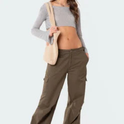 Zahara Low-Rise Oversized Cargo Pants