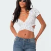 Floral Wrap Crop Top -Default Template 2 7.192624