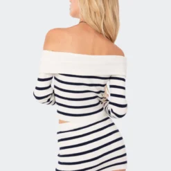 Elia Knitted Fold Over Crop Top -Default Template 2 8.222231