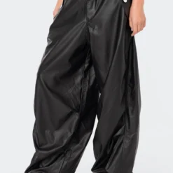 Rebel Faux Leather Cargo Pants -Default Template 2 8.234508