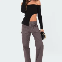 Helena Asymmetric Off The Shoulder Top