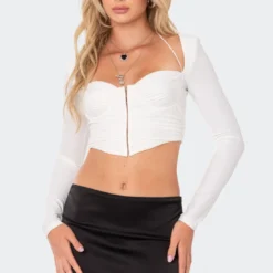 Wren Gathered Cup Top