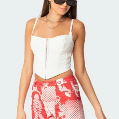 Keelee Denim Corset Top -Default Template 2 8.240441