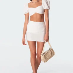 Romy Linen Mini Skirt