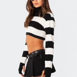 Mona Striped Turtle Neck Sweater -Default Template 2 EdiktedLookbook2541