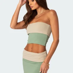 Reversible Fold Over Tube Top -Default Template 2 Edikted 09 13 202318360