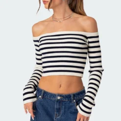 Front Page 3 Miranda Off Shoulder Knit Top
