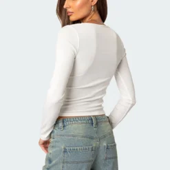 Madeline Lace Trim Ribbed Top -Default Template 2 Edikted 09 13 202320080