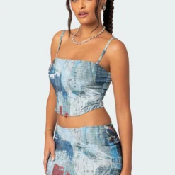 Love Letter Printed Mesh Corset -Default Template 2 Edikted 09 13 202320730