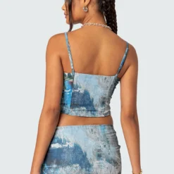 Love Letter Printed Mesh Corset -Default Template 2 Edikted 09 13 202320745