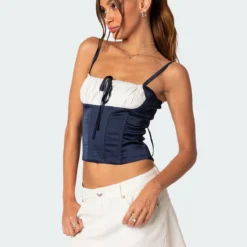 Arabelle Satin Lace Up Corset -Default Template 2 Edikted Lookbook 07 10 20230322