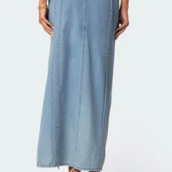 Valencia Ruffle Slitted Denim Maxi Skirt -Default Template 2 Edikted Lookbook 07 10 20231010