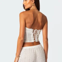 Lemon Lacey Cotton Corset -Default Template 2 Edikted Lookbook 07 10 202319006