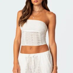 Lemon Lacey Cotton Corset