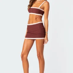 Sutton Contrast Ribbed Mini Skirt -Default Template 2 Edikted Lookbook 07 10 202319543 2 7bb687b9 8570 4ca5 95ef 4cfb4ad25f78