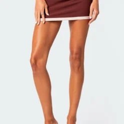 Sutton Contrast Ribbed Mini Skirt -Default Template 2 Edikted Lookbook 07 10 202319594 2