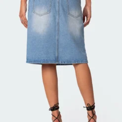 Junia Slitted Denim Midi Skirt -Default Template 2 Edikted Lookbook 07 10 202321174