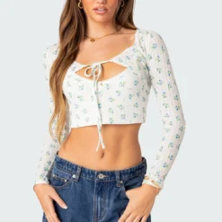 Pointelle Two Piece Shrug Top